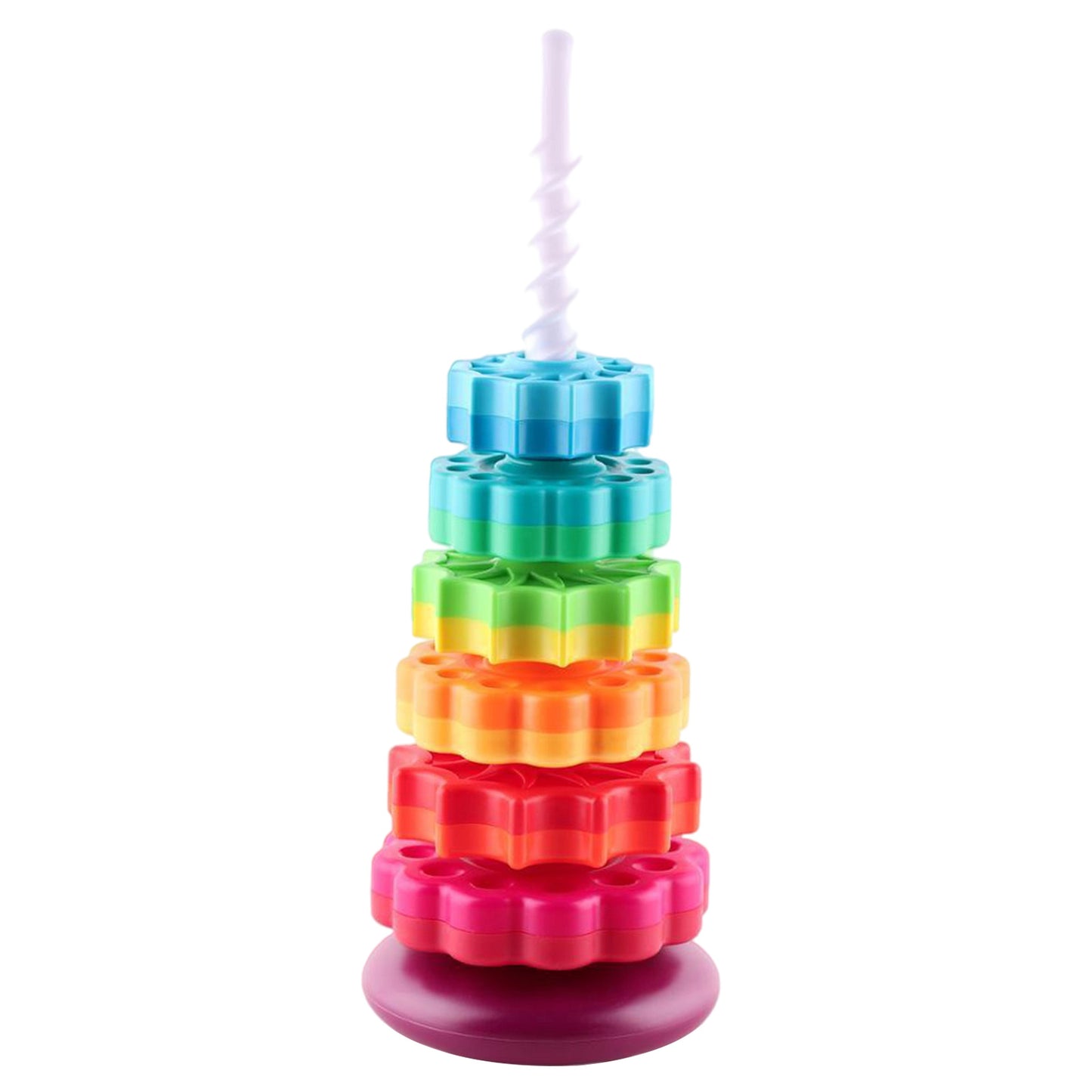 Regenbogenturm für Stapelspaß